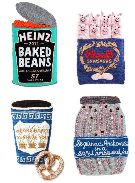 Вязаная еда от Кейт Дженкинс (9 фото) Вязаная еда от Кейт Дженкинс (9 фото)