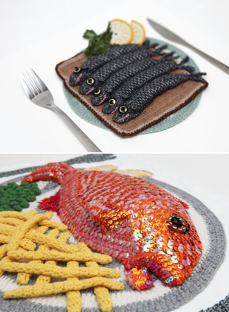 Вязаная еда от Кейт Дженкинс (9 фото) Вязаная еда от Кейт Дженкинс (9 фото)