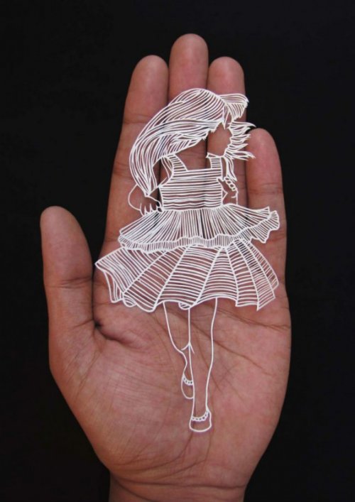 Бумажные шедевры Парта Котекара, вырезанные из бумаги (22 фото)