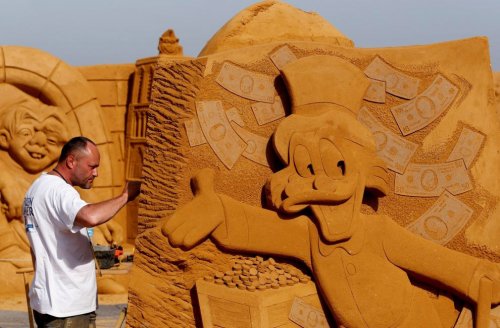 Фестиваль песчаных скульптур в Остенде (17 фото)