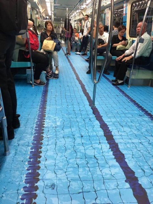 Вагоны метро в Тайбэе превратились в места проведения соревнований летней Универсиады (12 фото)