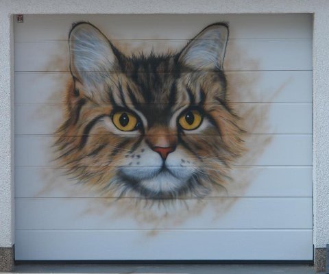 Прикольные рисунки на гаражных воротах (22 фото) Прикольные рисунки на гаражных воротах (22 фото)