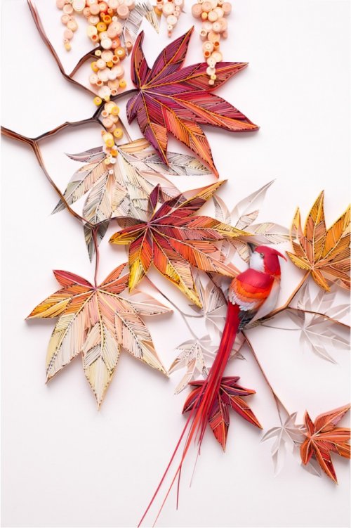 Потрясающий красочный квиллинг от Юлии Бродской (10 фото)