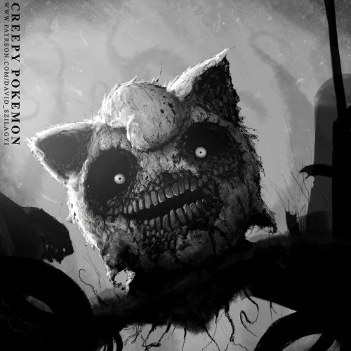 Хоррор-покемоны из сюрреалистических миров Дэвида Шилагий (10 фото)