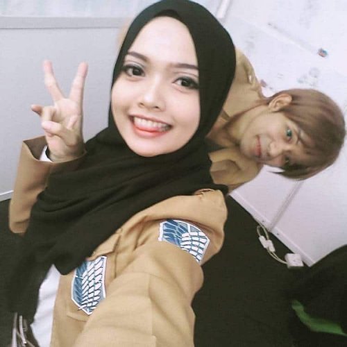 Юная малазийская косплейщица создаёт образы аниме-персонажей с помощью хиджаба (11 фото)