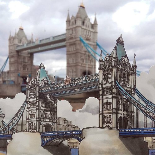 Исторические пабы Лондона в серии работ путешествующего иллюстратора Максвелла Тилса (9 фото)