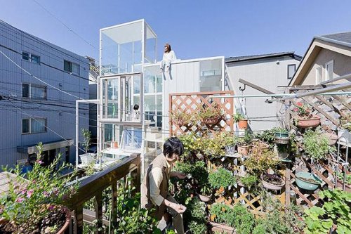 Вы бы жили в этом прозрачном японском доме? (16 фото)
