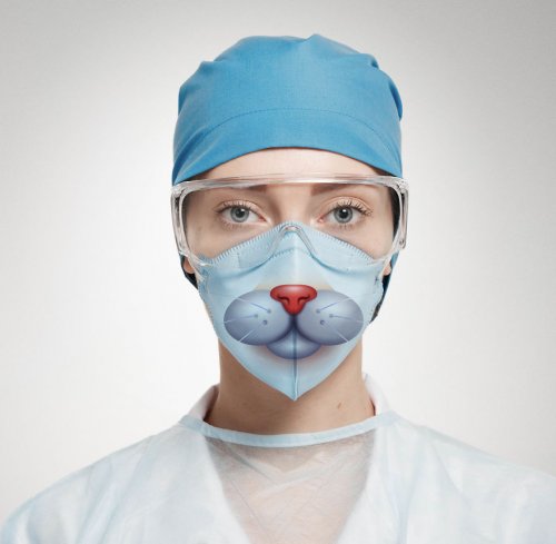 Хирургические маски, которые сделают визит в больницу более приятным (16 фото)