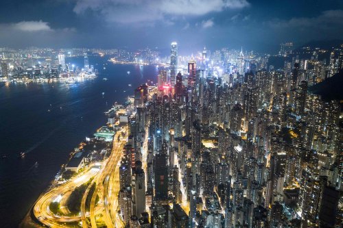 Гонконг с высоты птичьего полёта (15 фото)