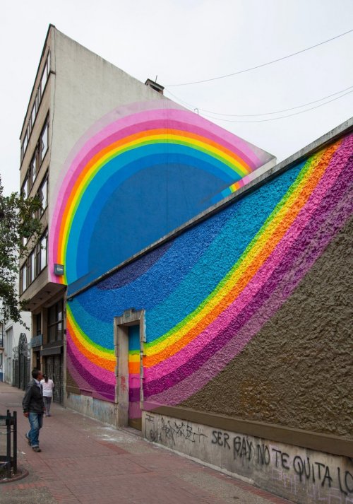Красочный стрит-арт чешского уличного художника Яна Калаба (9 фото)