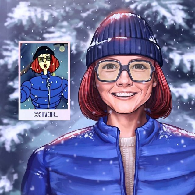 Томский художник изобразил ещё несколько известных мультперсонажей такими, какими представляет у себя в голове (10 фото)