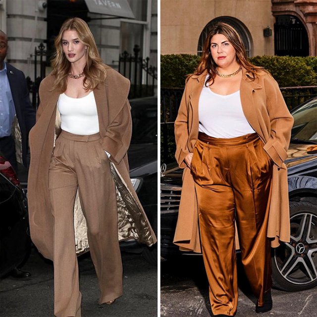 Пышнотелая американка продолжает воссоздавать образы знаменитостей, стараясь показать, что у стиля нет размеров (30 фото)