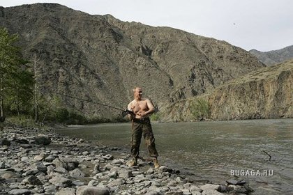 Путин на рыбалке