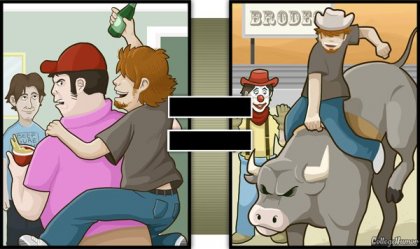 Что видит пьяный человек