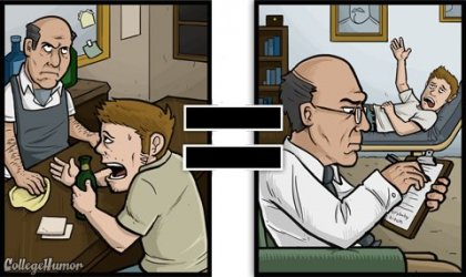 Что видит пьяный человек