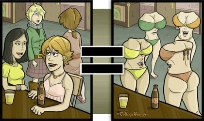 Что видит пьяный человек